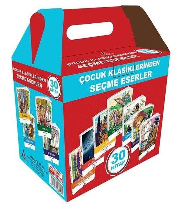 Çocuk Klasiklerinden Seçme Eserler Seti 30 Kitap - Aperatif Kitap - Image 1