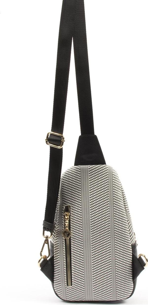 Silver & Polo Kadın Bel Çantası 959-34657 SILVER POLO FREEBAG M132 SİYAH BEYAZ-MAT SİYAH - Image 1
