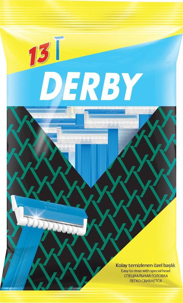 Derby Banyo Tıraş Bıçağı Tek Bıçaklı 10+3 Adet 3 Paket - Image 1