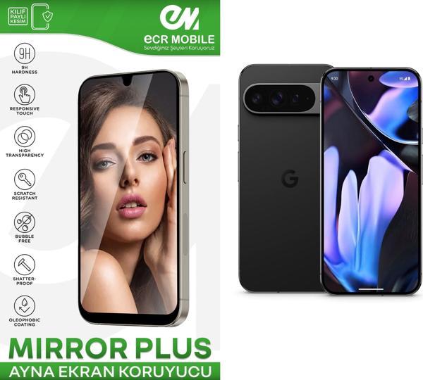 Google Pixel 9 Pro XL ile Uyumlu Esnek Ayna(Mirror) 9H Nano Ekran Koruyucu - Image 1