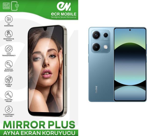 Redmi Note 14S ile Uyumlu Esnek Ayna(Mirror) 9H Nano Ekran Koruyucu - Image 1