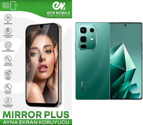 Infinix Note 50 ile Uyumlu Esnek Ayna(Mirror) 9H Nano Ekran Koruyucu - Image 1