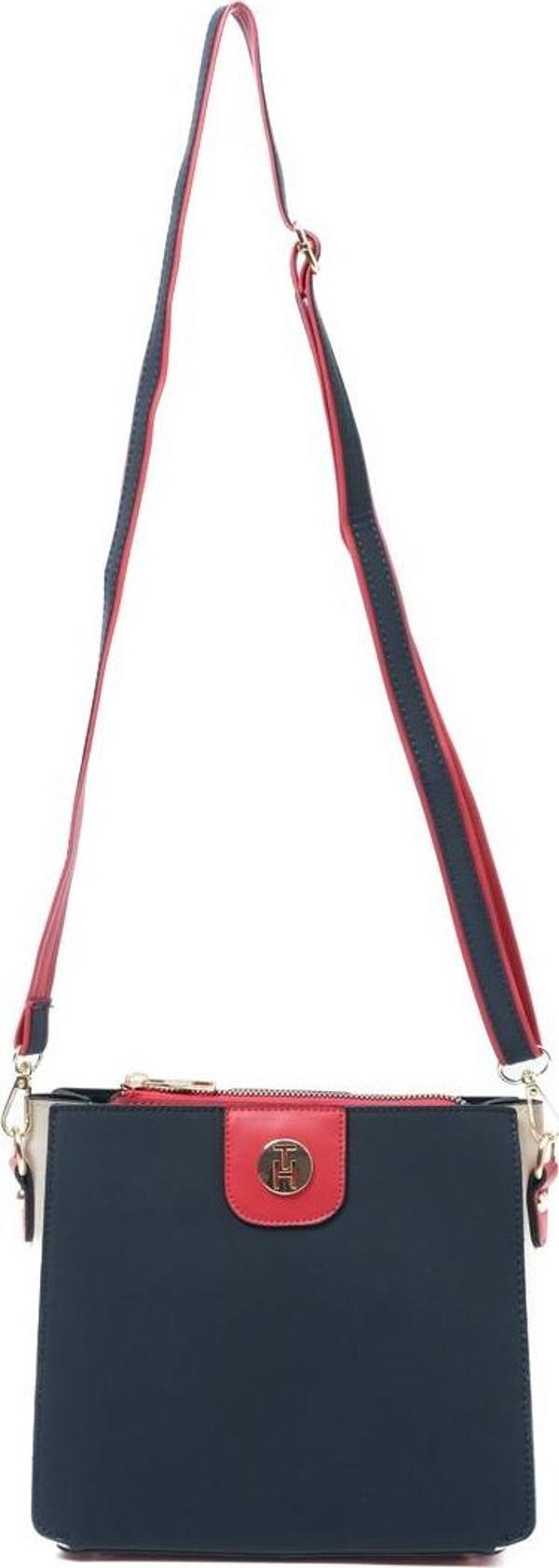 TH Bag Kadın Omuz Çantası TH-YK14317 Laci-Krem-Kırmızı - Image 1