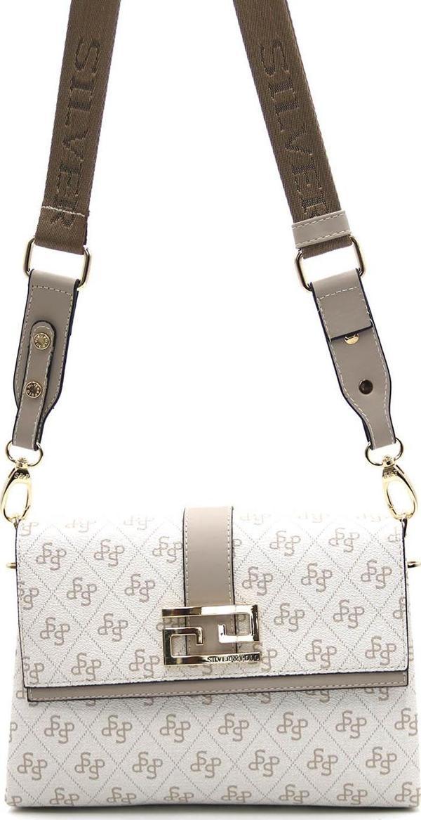 Silver & Polo Kadın Çapraz Çanta 1009-43180 SİLVER POLO ÇAPRAZ BAYAN ÇANTASI M178 BEJ-MAT KUM - Image 1