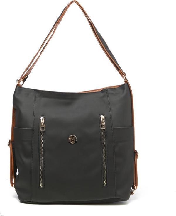 TH Bag Kadın Çapraz Çanta TH-YK12936 Siyah-Taba - Image 1