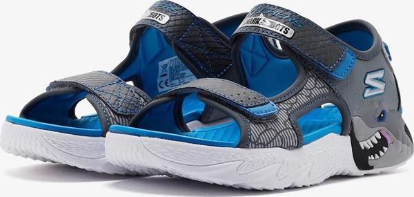 Erkek Çocuk Sandalet 400614L CCBL Skechers S-LIGHTS: CREATURE-SPLASH Charcoal/Blue - Image 1