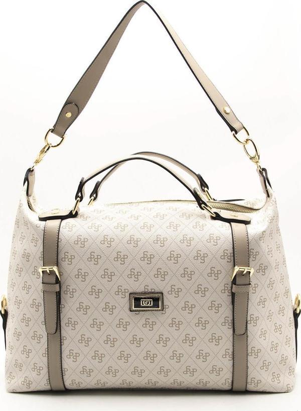 Silver & Polo Kadın Omuz Çantası 1064-44100 SİLVER POLO BAYAN ÇANTASI M178 BEJ-MAT KUM - Image 1