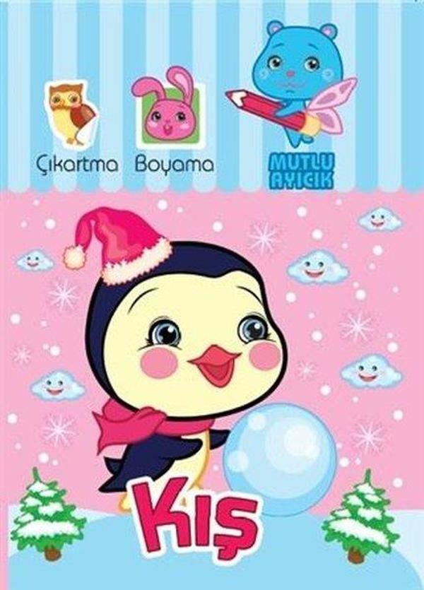Mutlu Ayıcık Kış Boyama Kitabı - Koloni Çocuk Yayınları - Image 1