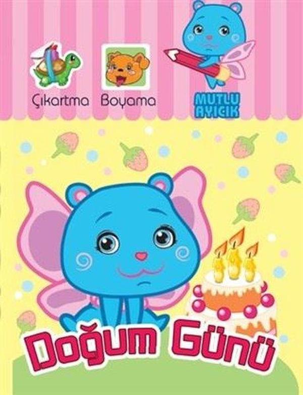 Mutlu Ayıcık Doğum Günü Boyama Kitabı - Koloni Çocuk Yayınları - Image 1
