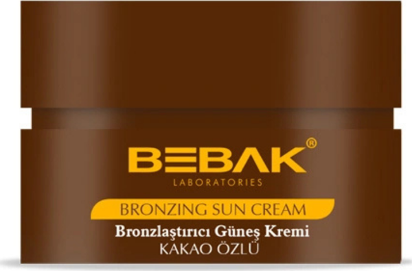 Bebak Kakao Özlü Güneş Bakım Kremi – Bronzluk Destekleyici Yoğun Nemlendirici, 100 ml - Image 1