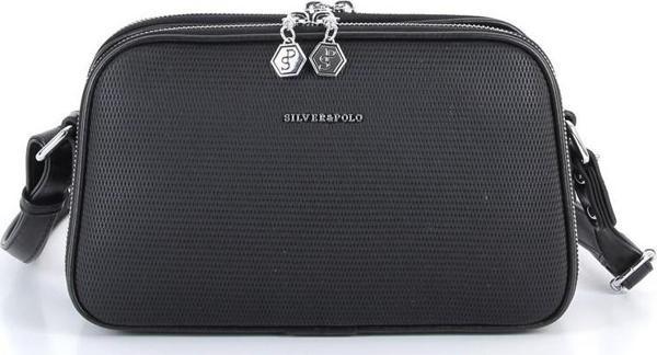 Silver & Polo Kadın Omuz Çantası 899-30039 SILVER POLO M86 SİYAH-MAT SİYAH - Image 1