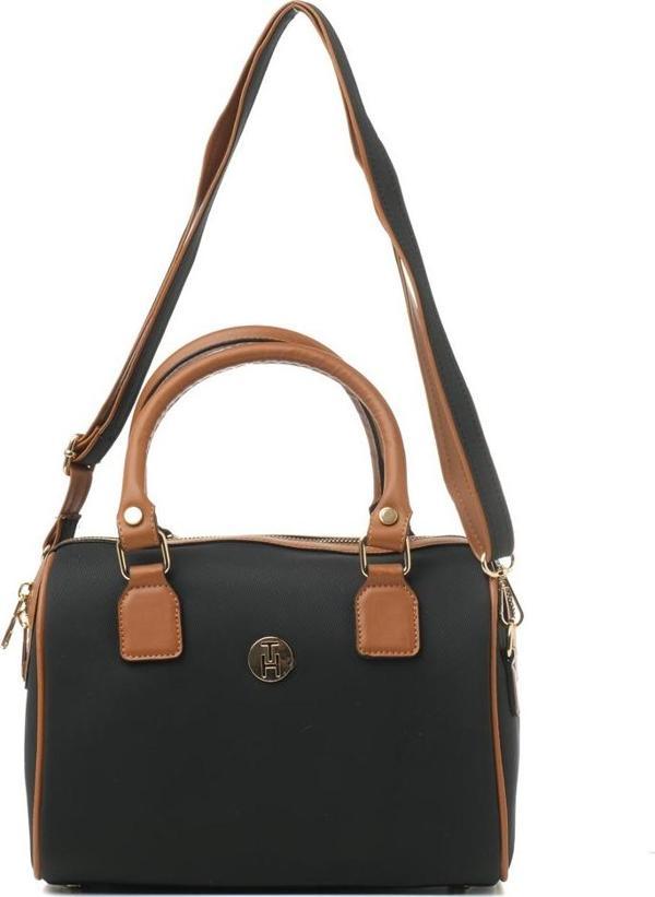 TH Bag Kadın Omuz Çantası TH-YK12212 Siyah-Taba - Image 1