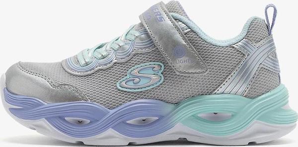Kız Çocuk Sneaker ( Günlük) 303717L SMLT Skechers TWISTY GLOW Silver/Multi - Image 1