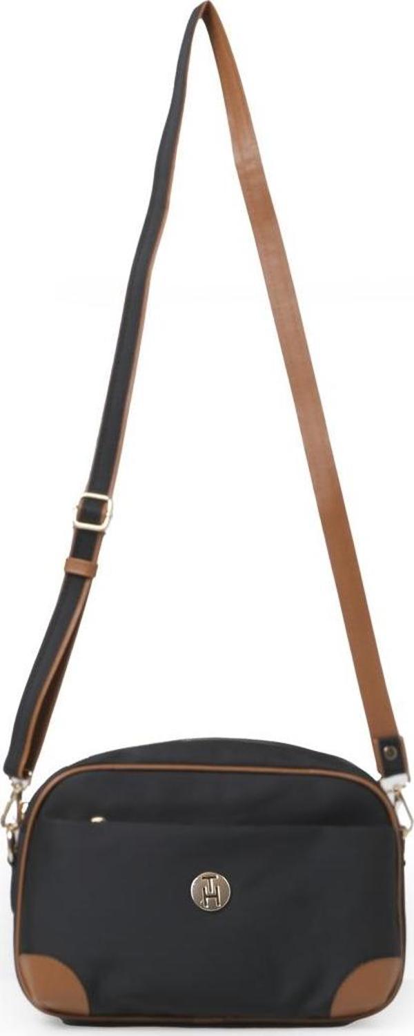 TH Bag Kadın Çapraz Çanta TH-YK2264 Siyah-Taba - Image 1