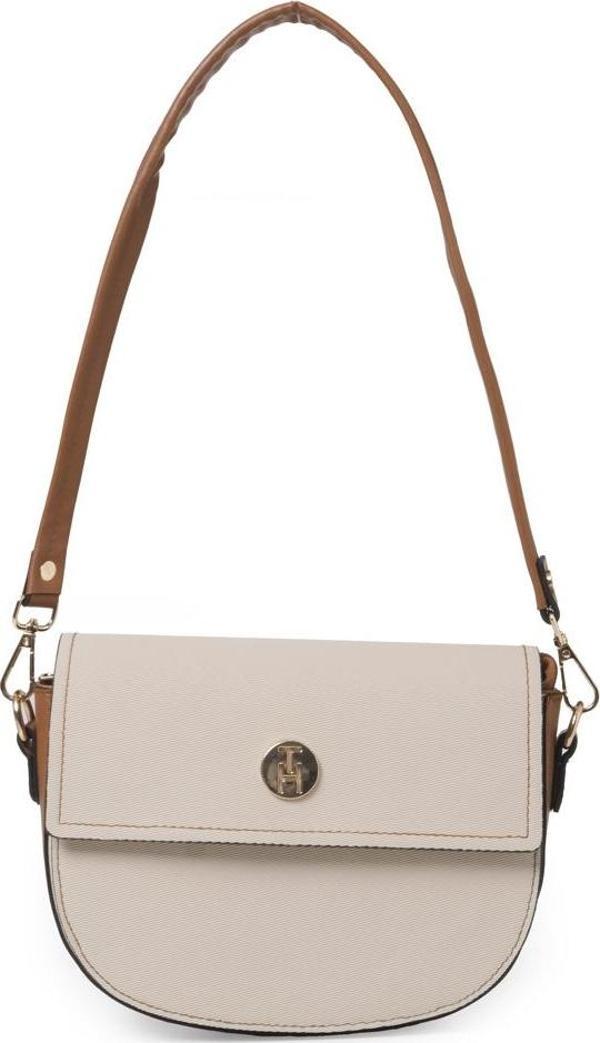 TH Bag Kadın Çapraz Çanta TH-YK56113 Krem-Taba - Image 1