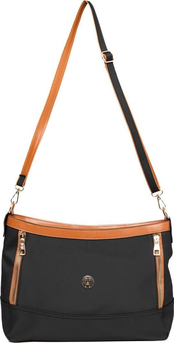 TH Bag Kadın Omuz Çantası TH-YK12208 Siyah-Taba - Image 1