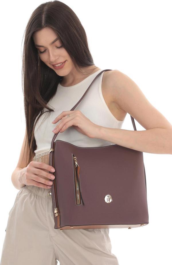 TH Bag Kadın Omuz Çantası TH-YK13308 SOMON-TABA - Image 1