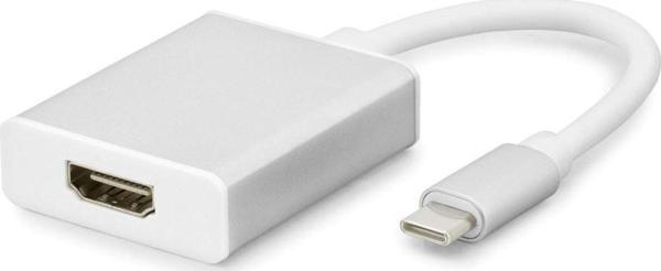 Type-C To Hdmı F Çevirici 4K 30Hz Beyaz HDX7760 - Image 1