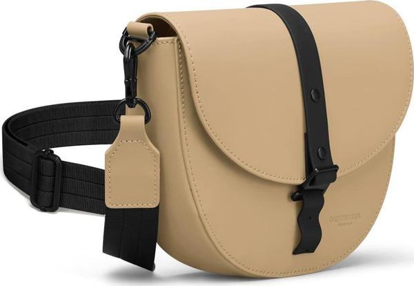 Gaston Luga Spläsh Moon Crossbody Omuz Çantası - Latte - Image 1