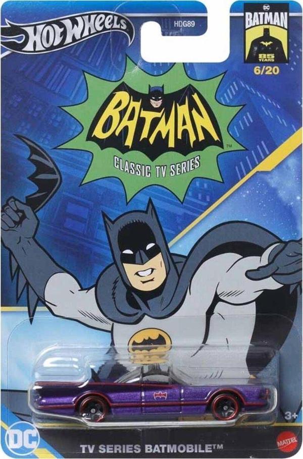 Hot Wheels Batman Classic Tv Series Batmobile HDG89 HRW21  - Image 1