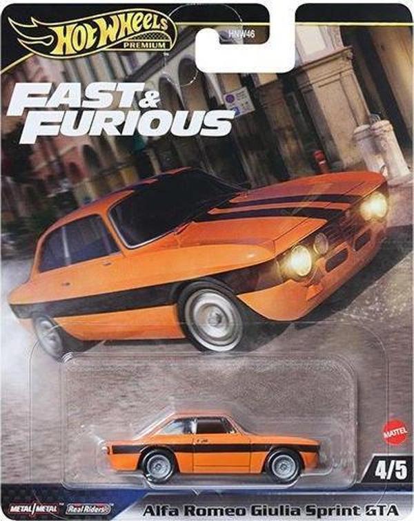 Hot Wheels Premium Fast & Furious Alfa Romeo Giulia Sprint GTA HNW46 JBM04 - Image 1