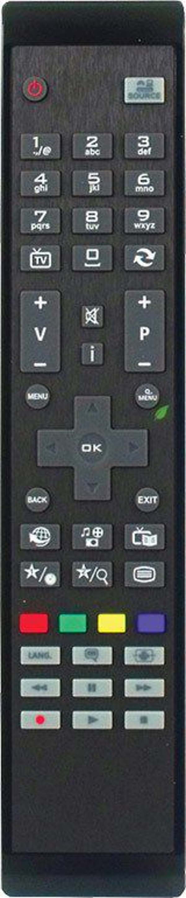 REGAL-TECWOOD-FİNLUX Lcd Led Televizyon Kumandası - Image 1