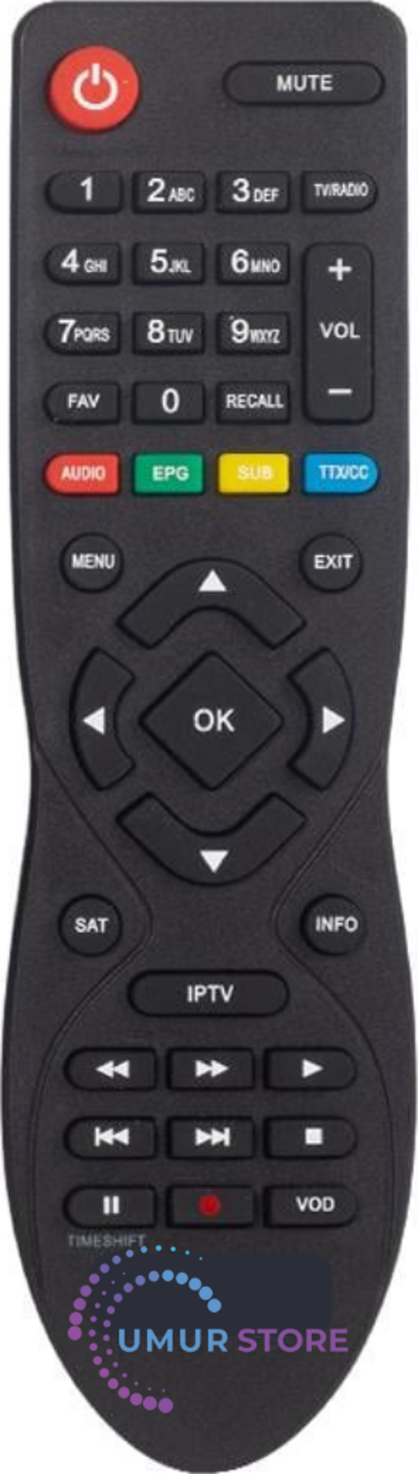 Hiremco Combo King Full Mini HD Uydu Alıcı Kumandası - Image 1