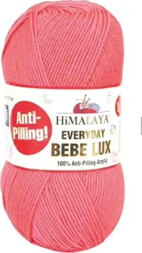 Serpil Düğme Mercan Everyday Bebelux El Örgü Ipi 5'Li Paket 70433 - Image 1
