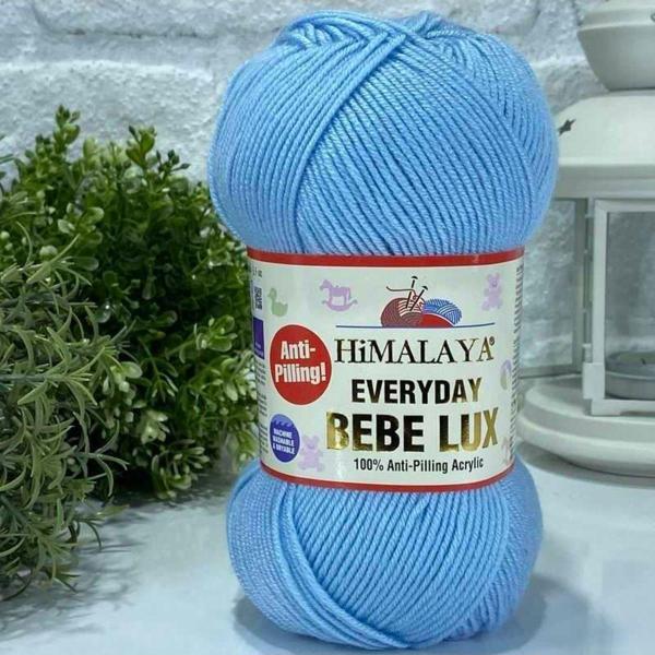 Serpil Düğme Mavi Everyday Bebelux El Örgü Ipi 5'Li Paket 70410 - Image 1