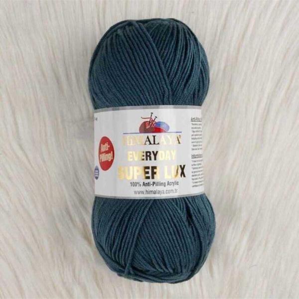 Serpil Düğme Mavi Everyday Süperlux El Örgü İpi 5'Li Paket 73421 - Image 1