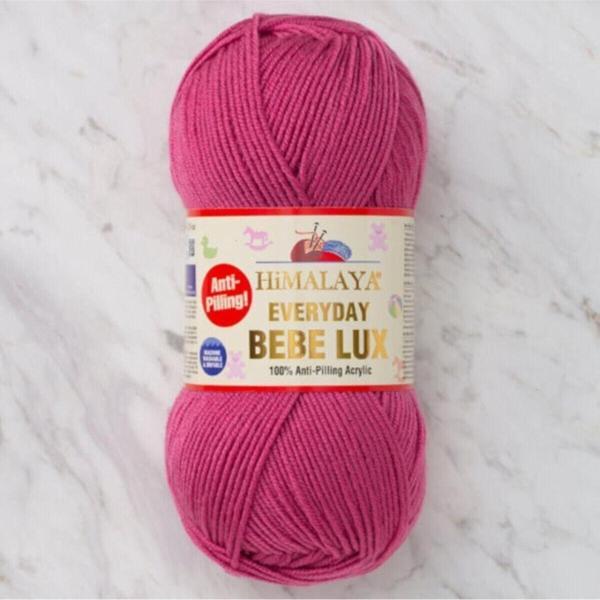 Serpil Düğme Gül Kurusu Everyday Bebelux El Örgü Ipi 5'Li Paket 70440 - Image 1