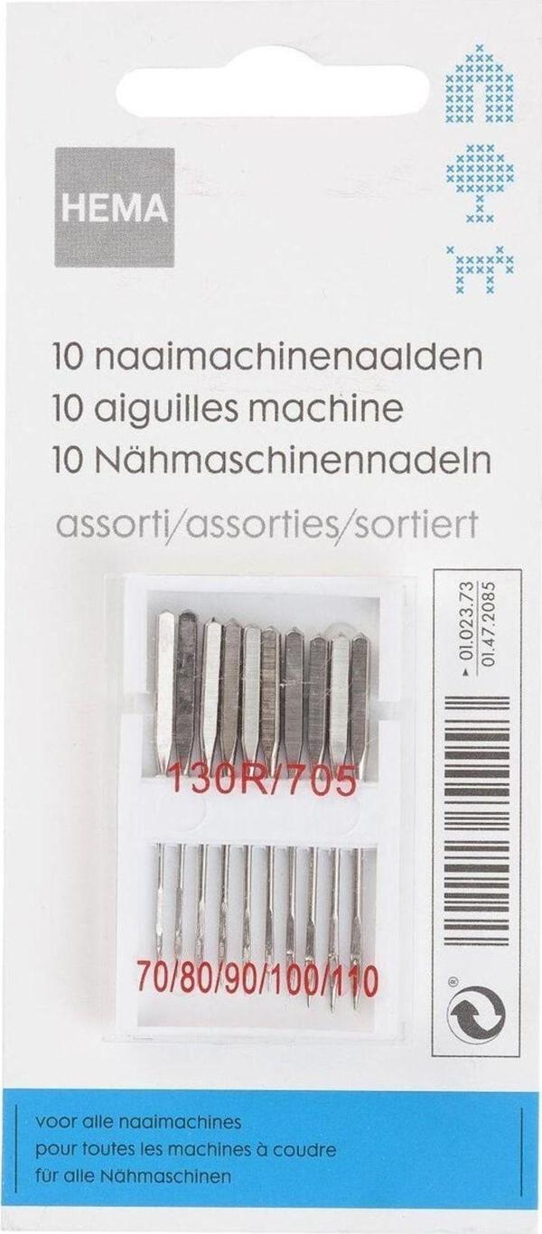 Serpil Düğme Dikiş Makinesi Iğneleri, 10 Adet 130R/705 - Image 1