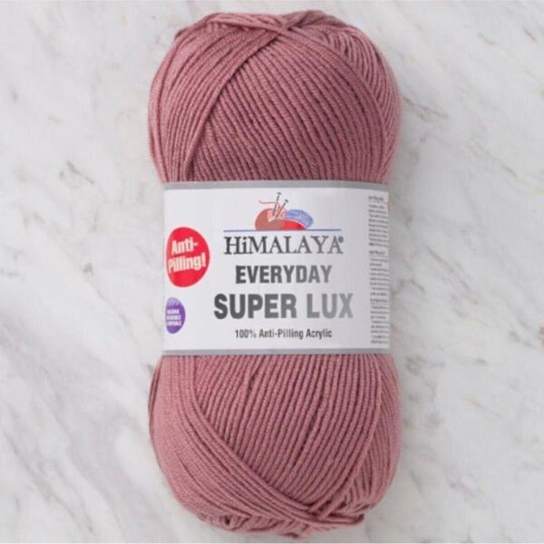 Serpil Düğme Koyu Gül Kurusu Everyday Süperlux El Örgü Ipi 5'Li Paket 73411 - Image 1