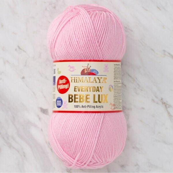 Serpil Düğme Pembe Everyday Bebelux El Örgü Ipi 5'Li Paket 70404 - Image 1
