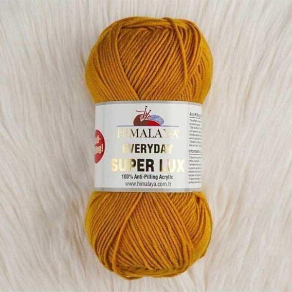 Serpil Düğme Hardal Everyday Süperlux El Örgü Ipi 5'Li Paket 73406 - Image 1