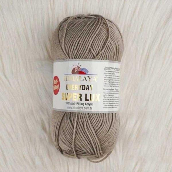 Serpil Düğme Kum Beji Everyday Süperlux El Örgü Ipi 5'Li Paket 73424 - Image 1