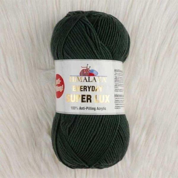 Serpil Düğme Moda Yeşili Everyday Süperlux El Örgü Ipi 5'Li Paket 73418 - Image 1