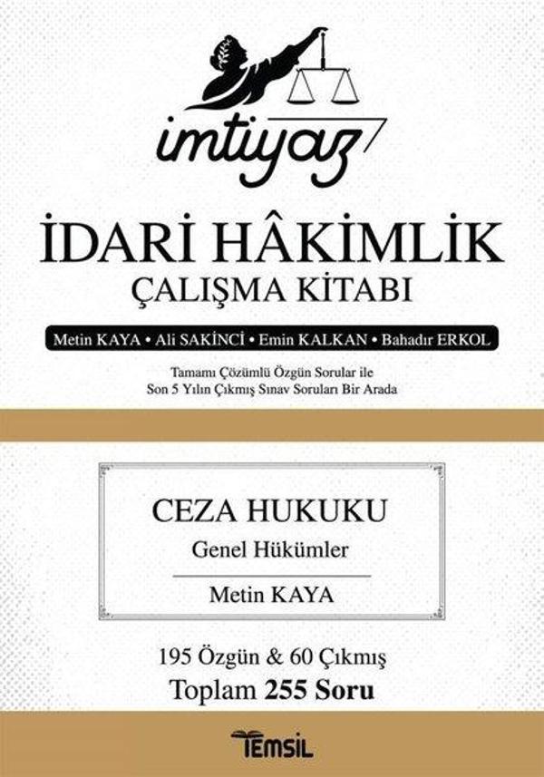 Ceza Hukuku Genel Hükümler - İmtiyaz İdari Hakimlik Çalışma Kitabı - Temsil Kitap - Image 1