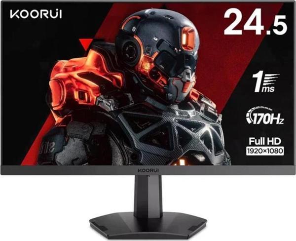 Koorui 24.5" 25E3A 170Hz 1Ms Va Fhd (Hdmı, Displayport) Gaming Monitör - Image 1