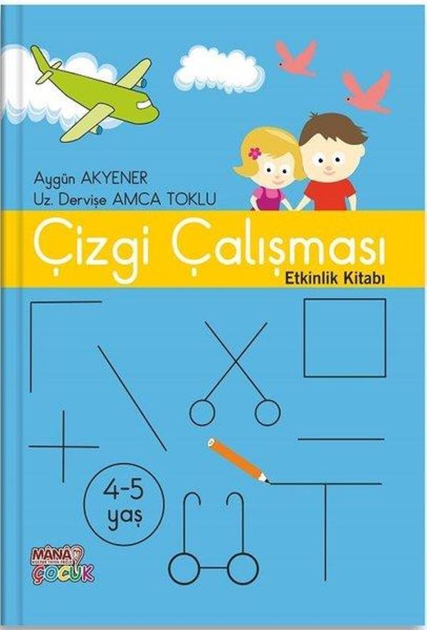 Çizgi Çalışması Etkinlik Kitabı - Mana Çocuk - Image 1