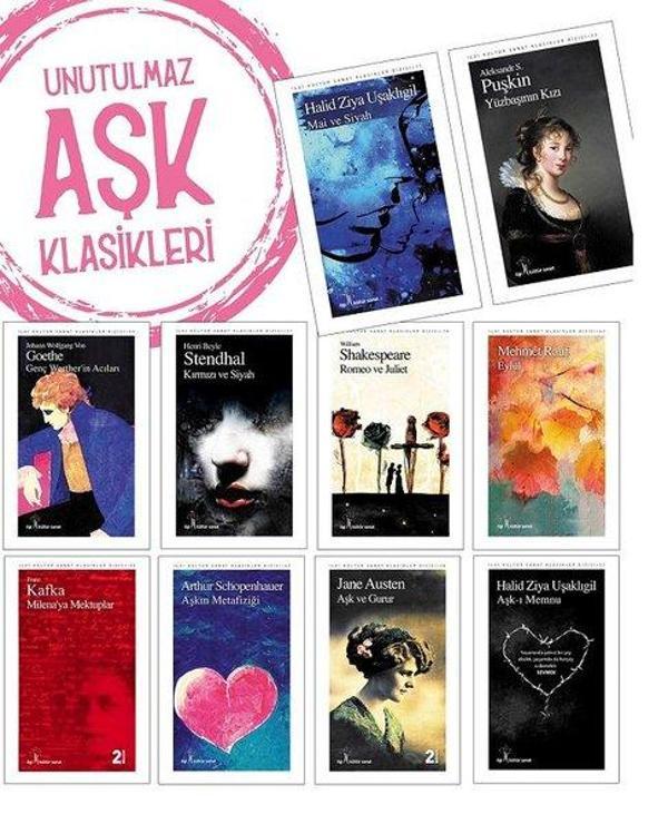 Unutulmaz Aşk Klasikleri Seti - 10 Kitap Takım - İlgi Kültür Sanat Yayınları - Image 1