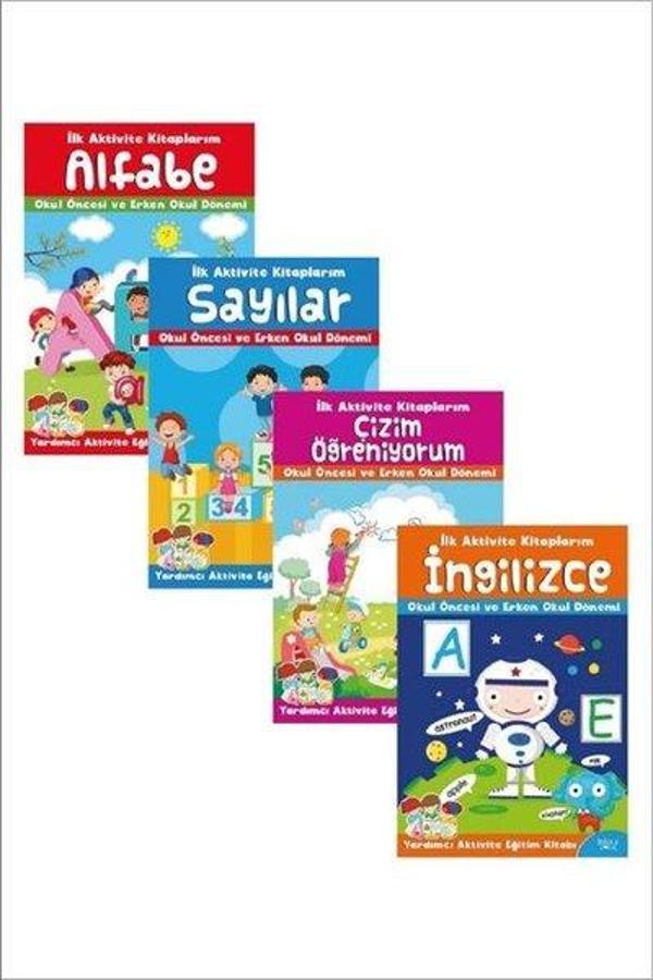 İlk Aktivite Kitaplarım - 4 Kitap Takım - Koloni Çocuk Yayınları - Image 1