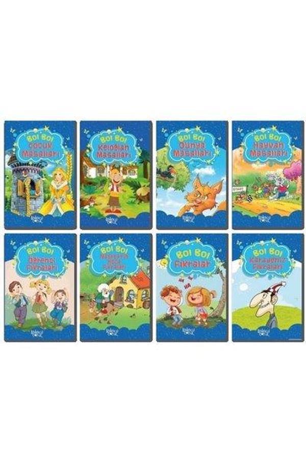 Bol Bol Fıkra ve Masallar Seti - 8 Kitap Takım - Koloni Çocuk Yayınları - Image 1