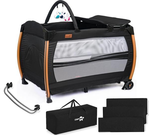 Comfymax Power Park Yatak Oyun Parkı 70x110 - Cosmos Black - Image 1