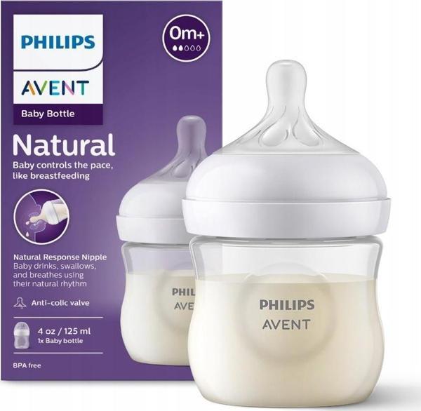 Philips Avent Natural Response PP Biberon 0 Ay+125ml SCY900/01 - Image 1