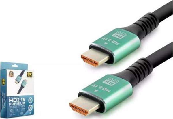 HADRON HDX2045 HDMI KABLO PVC 8K 60HZ 2.1V OPTIC OD8.0 3M SİYAH - Image 1