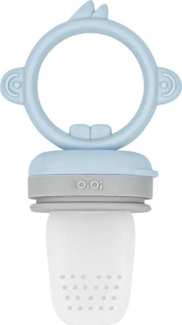OiOi Püre Meyve Sebze Süzgeci - Mineral Blue/Powder Grey - Image 1