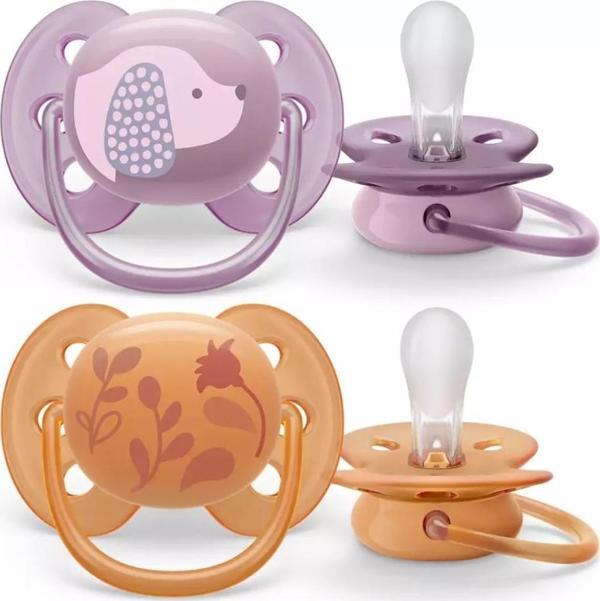 Philips Avent Ultra Soft Yumuşak 2li Emzik 6-18 Ay - SCF091/18 - Image 1