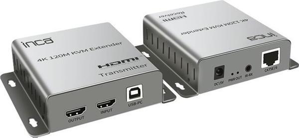Inca IEX-120 HDMI 4K@30Hz 120mt KVM Network Extender 4K@30Hz (CAT-5e-CAT-6 Kablo Uzunluğu) - Image 1