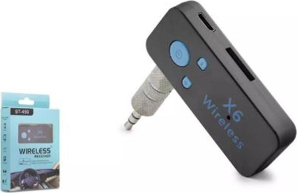 HADRON HD9004 AUX MUSIC RECEIVER BLUETOOTH DONGLE + HANDS FREE SİYAH - Image 1